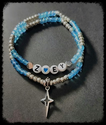 Kpop Demon Hunters Zoey 2 Stretch Bracelet Set